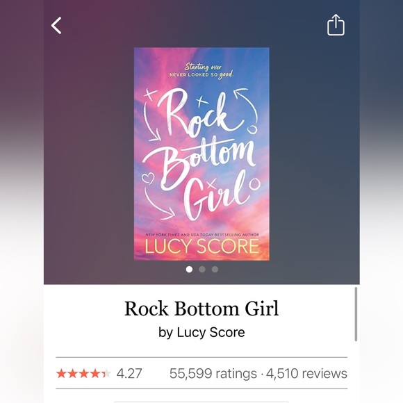 Rock Bottom Girl by Lucy Score - Picture 2 of 6